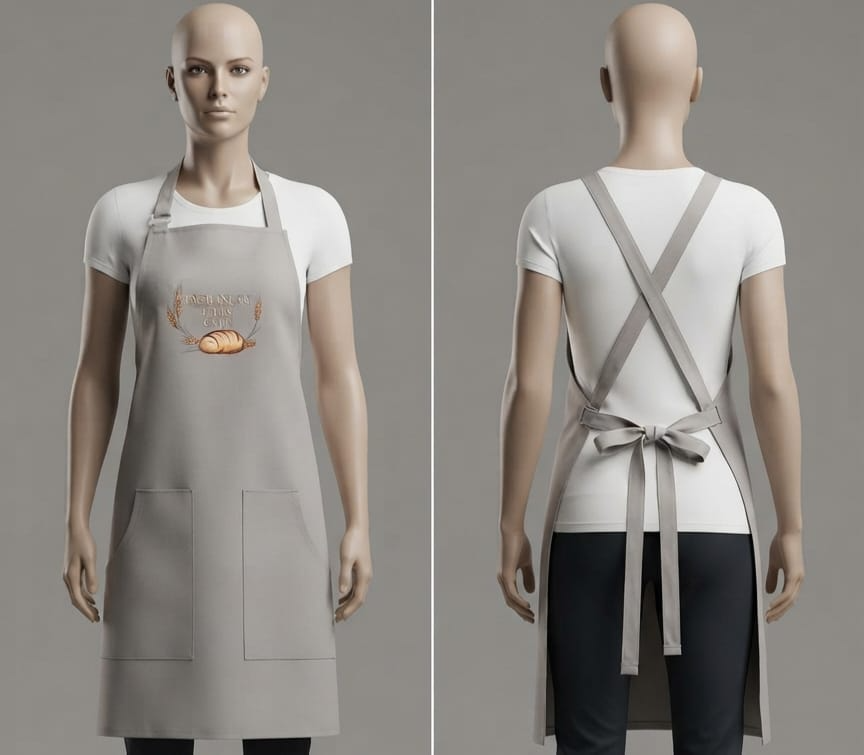 Apron önlük üretim örneği