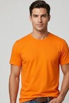 Bisiklet Yaka Baskısız Tişört - SKU: P00010643