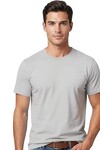 Bisiklet Yaka Baskısız Tişört - SKU: P00010643