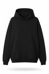Günlük Pamuklu Kapüşonlu Sweatshirt (Basic Hoodie) - SKU: P00010653