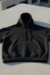 Günlük Pamuklu Kapüşonlu Sweatshirt (Basic Hoodie) - SKU: P00010653