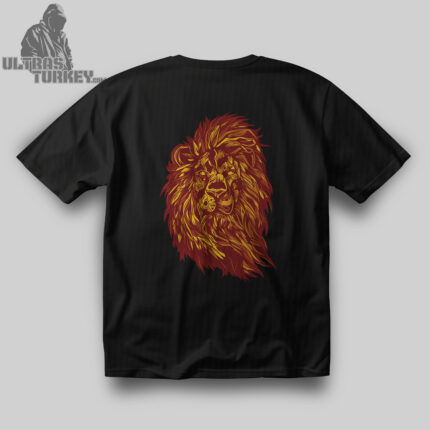 Erkek T-shirt Aslan Baskı